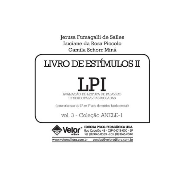 ANELE 1 – Livro de Estímulos 2