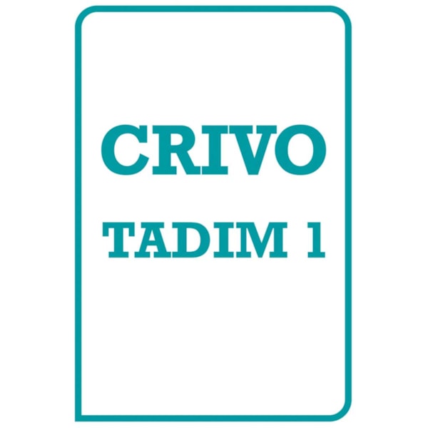 BFM-1 - Crivo de Correção Tadim 1