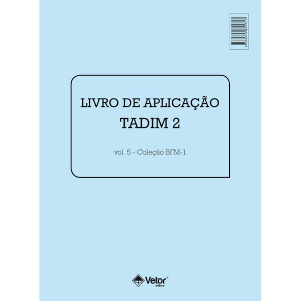 BFM-1 - Livro de Aplicação Tadim 2