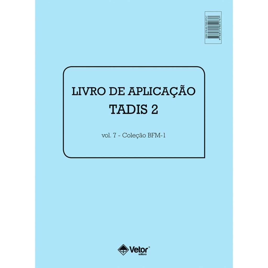 Y1169 セルフチェックCBT Ver.2 BFM-1 - Livro de Aplicação Tadis 2