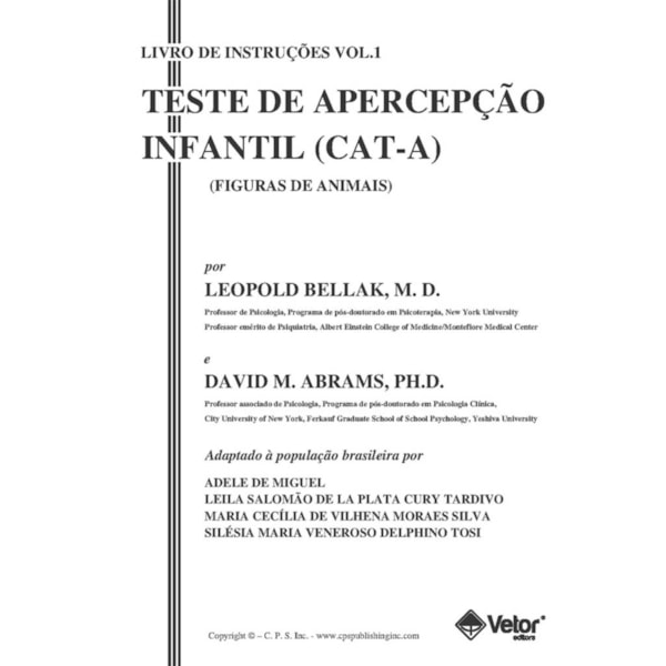 CAT-A - Livro de Instruções (Manual)