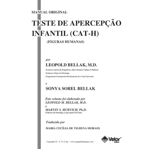 CAT-H - Livro de Instruções (Manual)
