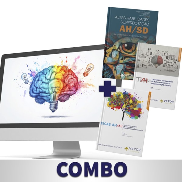 Combo - Curso EAD Altas Habilidades + Coleções TIAH e EICAS + Livro AH/SD