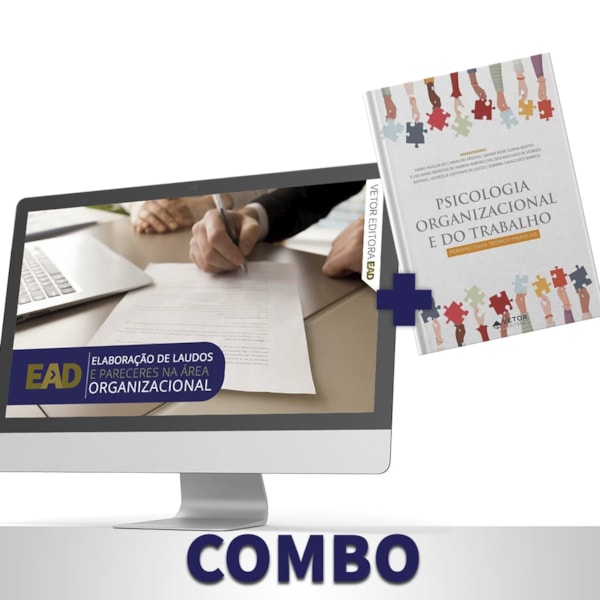 Combo - Curso EAD Elaboração de Laudos e Pareceres na Área Organizacional + Livro