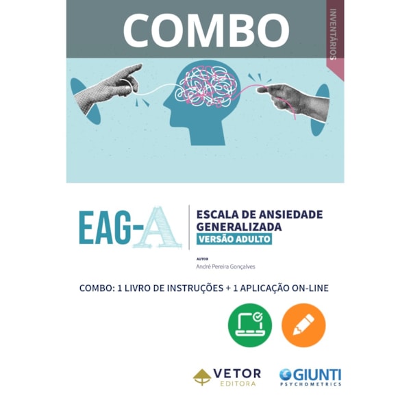 Combo EAG-A - Escala de Ansiedade Generalizada - Adulta
