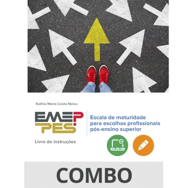 Combo EMEP-PES - Escala de Maturidade para a Escolha Profissional - Pós-Ensino Superior