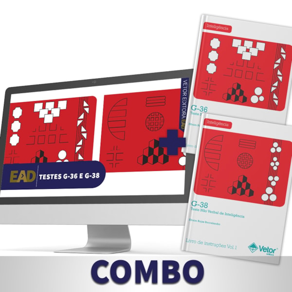 Combo G-36 e G-38 - Curso EAD + Coleção do Teste