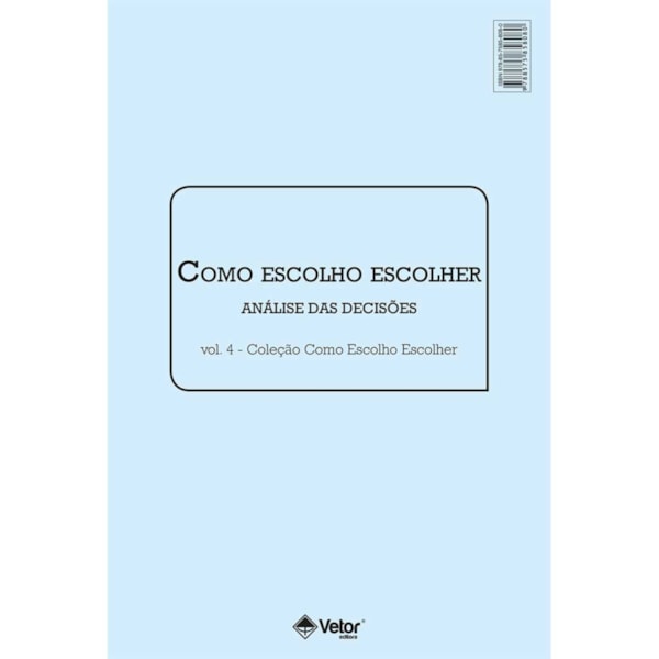 Como Escolho Escolher - Livro de Avaliação