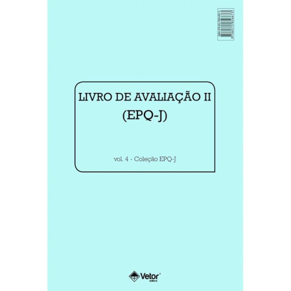 EPQ-J - Livro de Avaliação II - População Geral