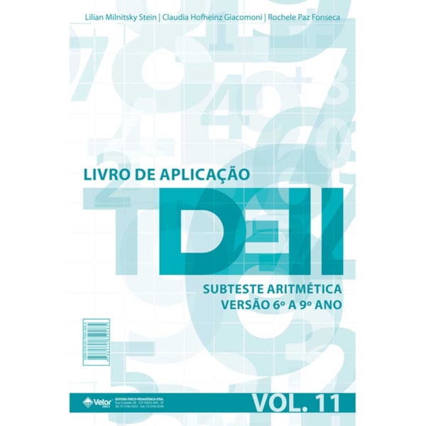 TDE II - Livro de Aplicação Subteste Aritmética 6º ao 9º ano VOL. 11