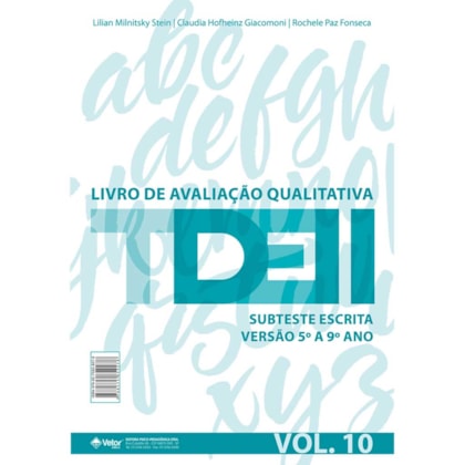 TDE II - Livro de Avaliação Qualitativa Subteste Escrita 5º ao 9º ano VOL. 10