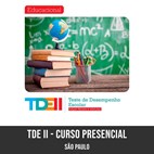 TDE II - Teste de Desempenho Escolar - Curso Presencial - São Paulo